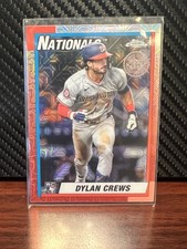 2025 Topps Series 1 - 1990 Topps Chrome Silver Pack Dylan Crews #T90C-44 (RC)