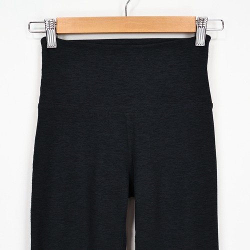 Beyond Yoga Spacedye Practice Bootcut-Hose mit hoher Taille schwarz Größe Small - Bild 3 von 7