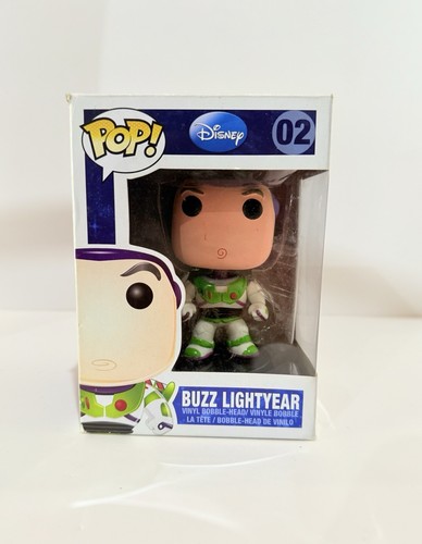Buzz Lightyear Toy Story 02 (Blue Logo) Funko Pop w/ Protector DAMAGE SEE PHOTOS