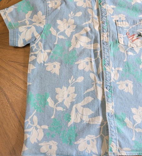 Disney Prinzessin und der Frosch Denim Button Down Hemd Größe Large  - Bild 2 von 6