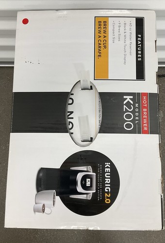 Keurig K200 HOT 2.0 Plus Series K-Cup Pod Coffee Maker, BLACK Brand New - Picture 4 of 7