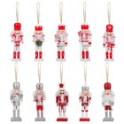  10 Pcs Nutcracker Decoration Indoor Christmas Decorations Soldier Ornament