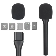 Interview Microphone Handheld Adaptor for Rode Wireless Go II/Wireless PRO/Wi