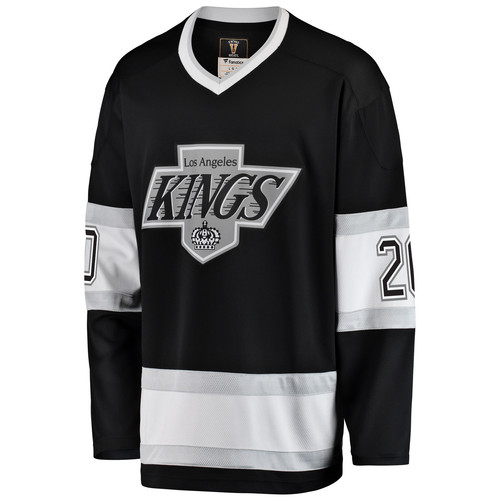Men's Fanatics Luc Robitaille Black Los Angeles Kings Premier Breakaway Retired - Picture 2 of 3
