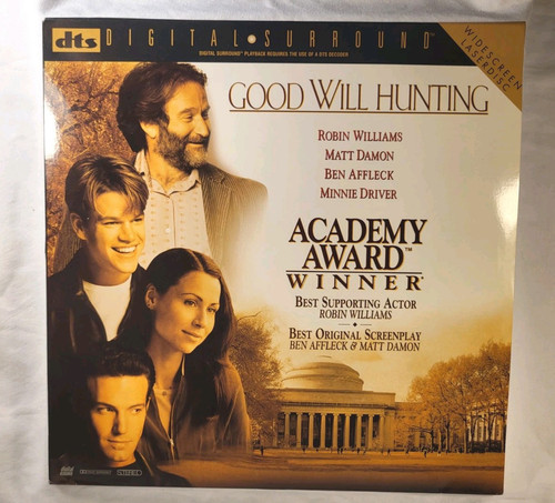 GOOD WILL HUNTING **DTS** Laserdisc Widescreen / 2 Discs sehr gut, sehr guter Zustand