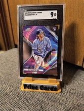 Bobby Witt Jr 2022 Topps Cosmic Chrome Rookie Card Graded SGC 9