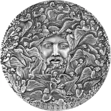 Paradiso The Divine Comedy Dante Alighieri 5 oz Silver Coin CFA Cameroon 2021