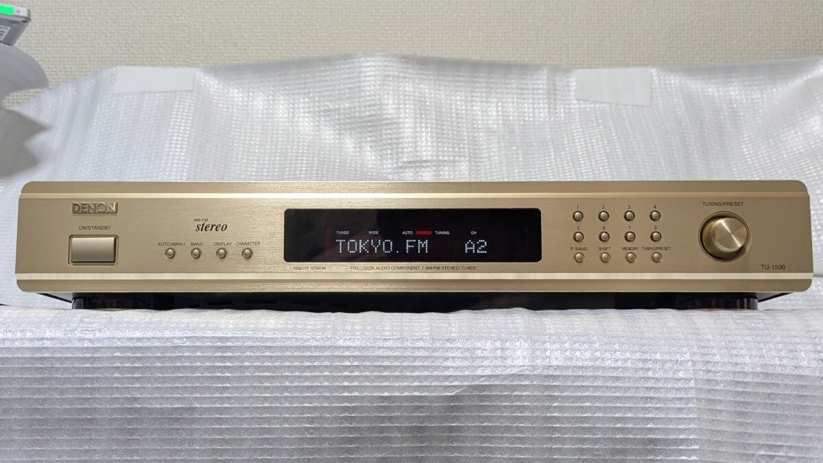 デノン ワイドFM/AMチューナーTU-1500AE Amazon.co.jp: Denon AM/FMステレオチューナー ブラック TU