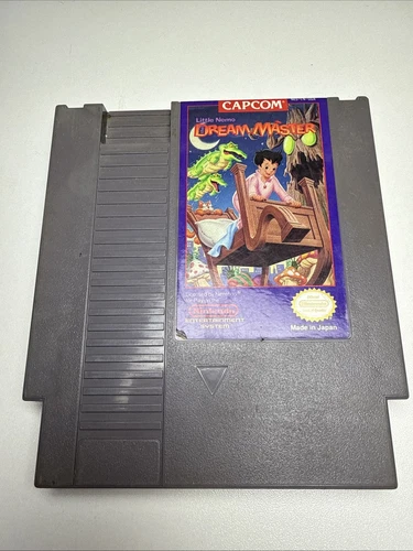 Little Nemo: The Dream Master NES, 1990 - RARE BLOCKBUSTER RENTAL Tested 