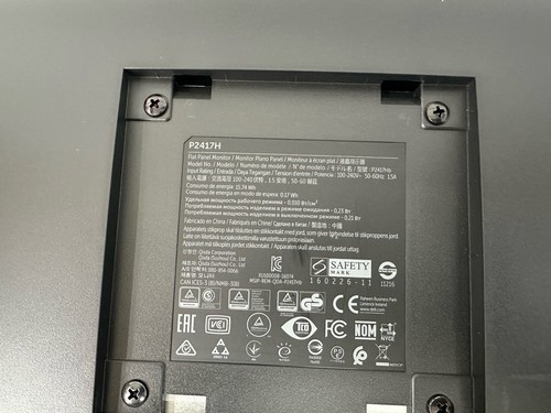 Dell P2417H 23.8" Widescreen Full HD IPS LED HDMI DisplayPort VGA Monitor  Black - Picture 10 of 10