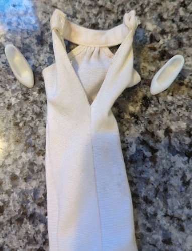 Vintage 1988 Barbie Dinner Date Fashion #1312 Kleid mit Schuhen gebraucht - Bild 4 von 12