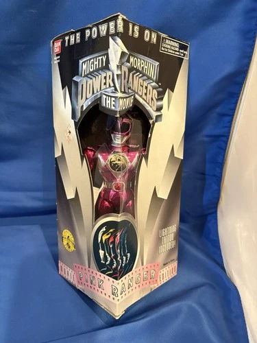 Pink Ranger Metallic Edition (Vintage MMPR Power Rangers, Bandai) NEW