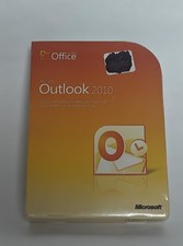 Vintage - Genuine Microsoft Office Outlook 2010 - Disk w/ Product Key, Unopened