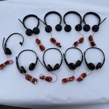 Lot Of 9 Plantronics C3220 C3210 BW3320 W/Controllers Headsets USB D16 