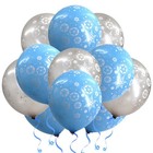  100pcs Snowflake Latexballons Weihnachten Dekorative Luftballons Weihnachten