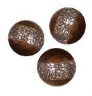 Creative Scents Schonwerk Brown Walnut Decorative Orbs for Bowls and Vase Filler