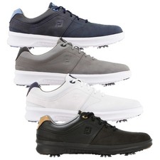 FootJoy Mens Contour Waterproof Golf Shoes Leather Spiked Lightweight