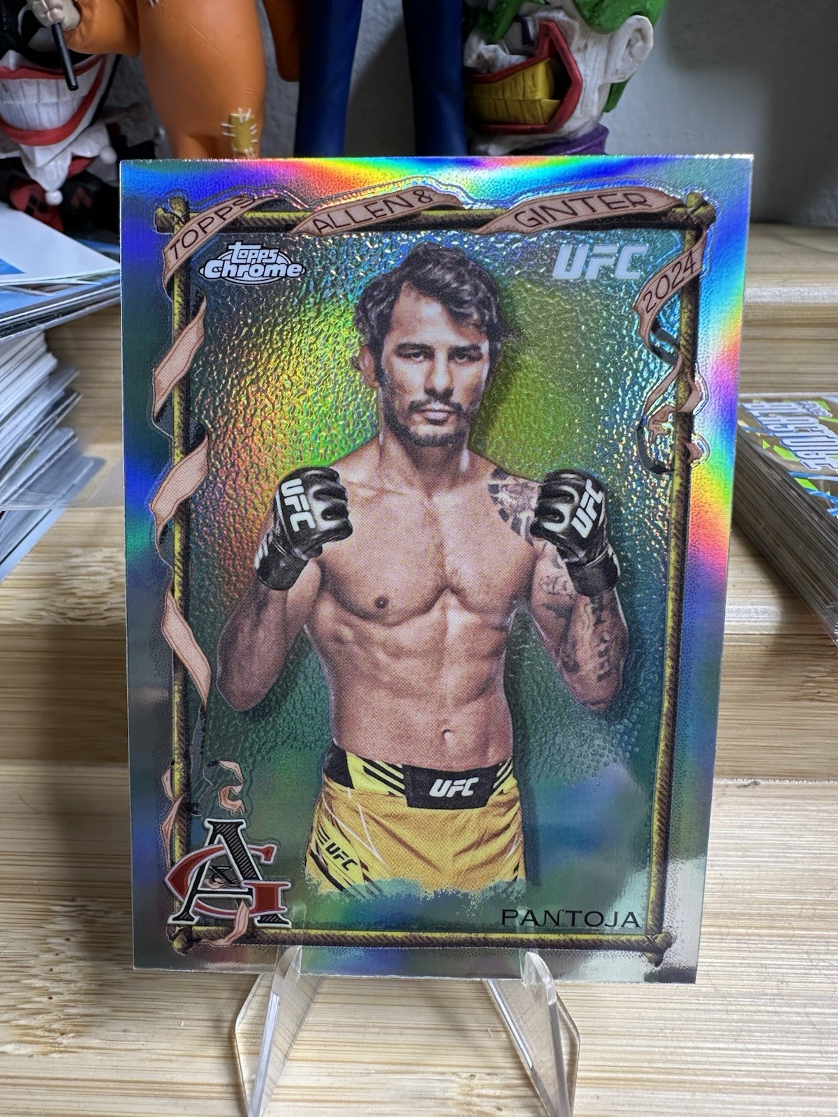 Alexandre Pantoja Refractor Allen and Ginter 2024 Topps Chrome UFC #AAG-1