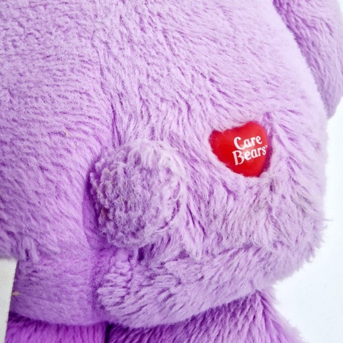 Care Bear 2012 Share Bear Care Bear 14" Purple Plush Collectable Teddy Soft Toy - Picture 3 of 9