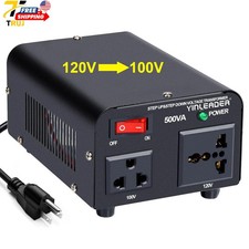 500W US to Japan Voltage Converter 120V to 100V Step down Transformer for Japane