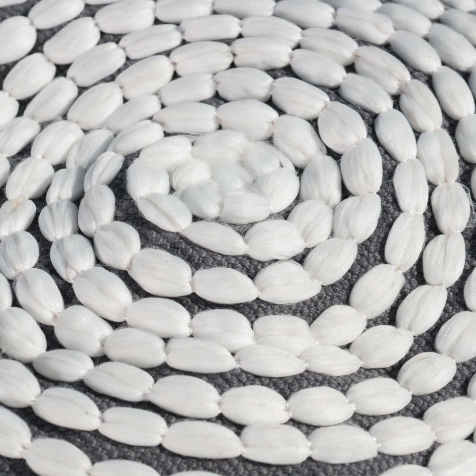 River Water Resistant Handcrafted Cylindrical Pouf - Image 4 of 4