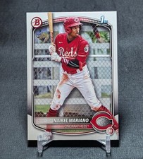 Naibel Mariano 1st Prospect Rookie 2025 Bowman Card #BP-99 Cincinnati Reds