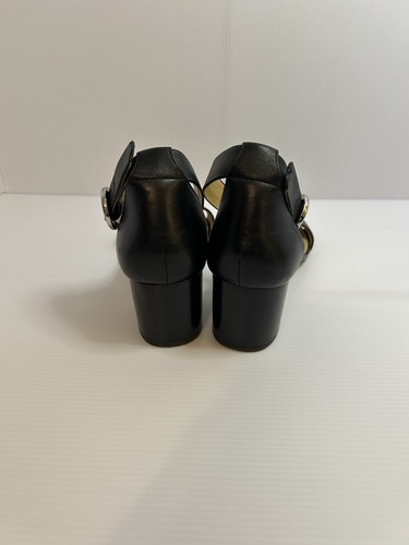 Michael by Michael Kors Lena Flex Black Leather Sandal Sz 8.5 M - Picture 4 of 6