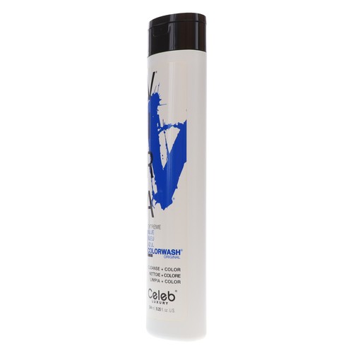 Celeb Luxury Viral Extreme Blue Colorwash Shampoo 8.25 oz - Picture 2 of 8