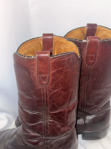 Vibram Men’s 10.5 Brown Insulated Cowboy Boots - Picture 12 of 13