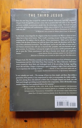 Third Jesus : The Christ We Cannot Ignore by Deepak Chopra 2008 HC 1st - Picture 2 of 5