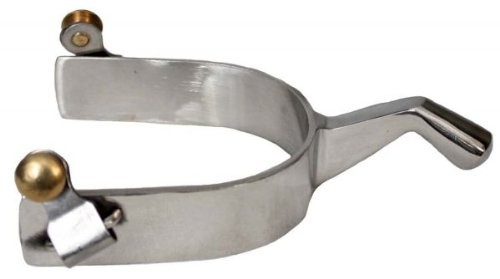 Showman Stainless Steel Spurs w/ Humane Blunt End - Afbeelding 1 van 1