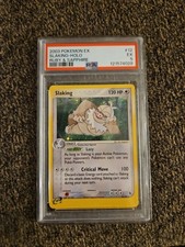 2003 Pokemon EX Slaking-Holo Ruby & Sapphire #12 PSA Graded 5