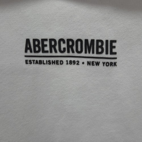 Abercrombie Kids Hoodie Sweatshirt Faded Color Red/White Pullover Size 13-14 - Picture 11 of 16