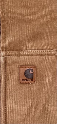 Carhartt V26-CML Tan Sherpa Lined Canvas Vest Full Zip Pockets Men’s Size 2XL - Bild 12 von 13
