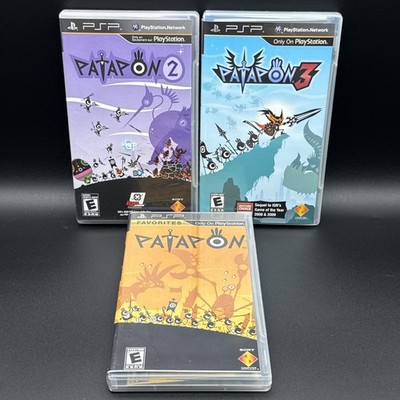 Patapon 1, 2 & 3 (Sony PSP, 2011) CIB COMPLETE Very Good
