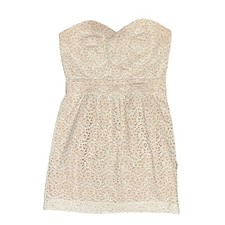 Pins & Needles Urban Outfitters Strapless Lace Sweetheart Mini Dress Size 4