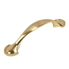 25 Pack 6632BB Brushed Brass Cabinet Hardware Handle Pull - 3" Inch (76mm) Ho...