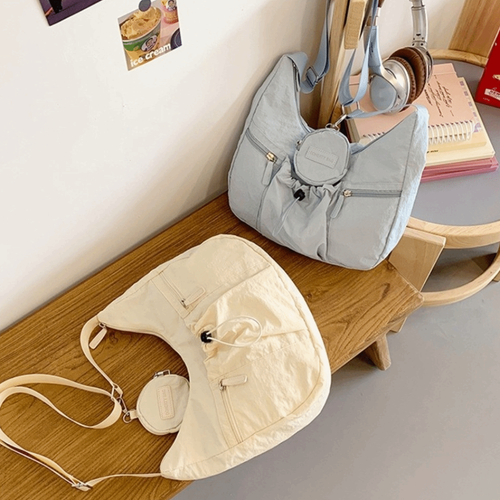 Lightweight Shoulder Bag Nylon Women Handbags 2025 New Dumpling Bag - Picture 6 of 16
