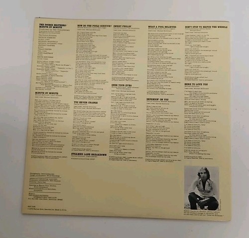 The Doobie Brothers Minute By Minute Vinyl LP 1978 - Picture 6 of 10