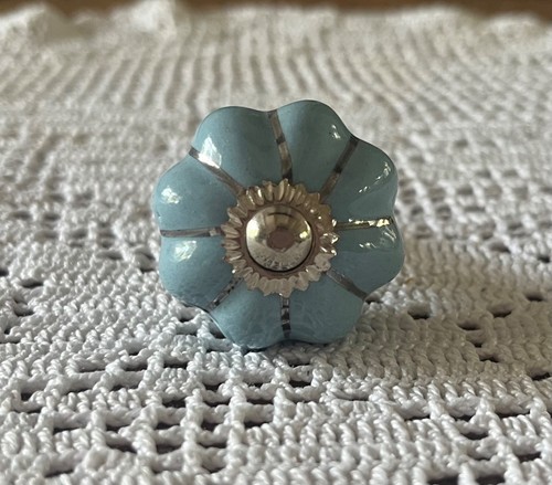 Möbelknopf Porzellan Möbelknöpfe Keramik Möbelknäufe Knauf Blume - Bild 11 von 18