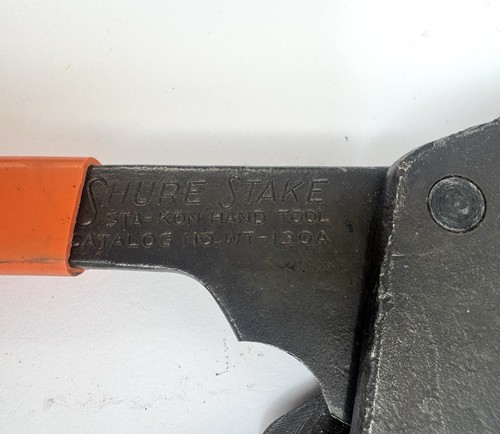 Thomas & Betts Shure Stake Sta-Kon WT-130A/WT130A Crimping Tool Made In USA - Picture 2 of 8