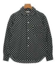 COMME des GARCONS Casual Shirts BlackxWhite Dot Pattern XS 2200612046016
