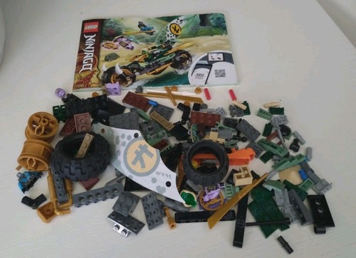 LEGO 71745 NINJAGO Lloyds Dschungel-Bike ohne OVP, vollständig mit Anleitung  - Bild 1 von 3