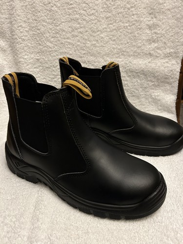 Botas de trabajo de seguridad minera Safetoe M-8025 para hombre | Caucho negro | Talla 9 | Nuevas - Imagen 4 de 16