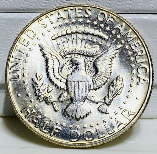 1968 D Kennedy Half Dollar - 40% SILVER - Incredible BU LUSTER ! NICE!! ๐ - Picture 2 of 5