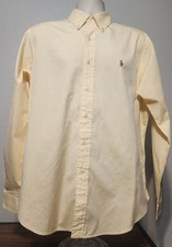 Ralph Lauren Classic Fit Long Sleeve Button-down Dress Shirt Size 16 34/35