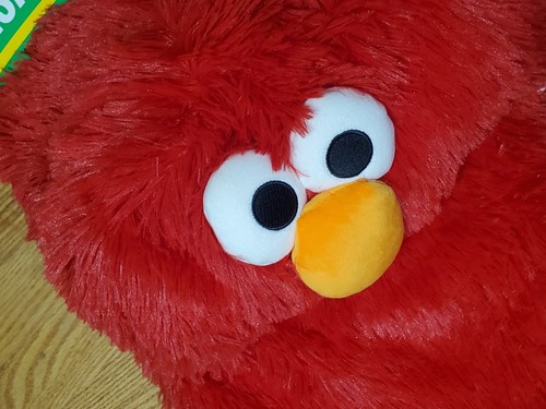 Sesamstraße Elmo Kinder Kunstfell Figur Kapuze Überwurf Decke 36" x 56"🔴 ~ Neu - Bild 3 von 8