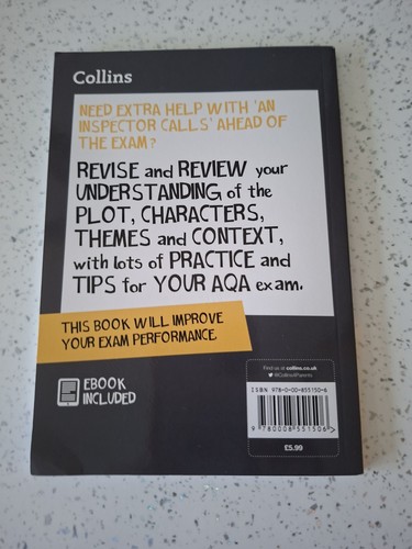 Collins Snap Revision: An Inspector Calls AQA GCSE 9-1 English Literature - Picture 2 of 2