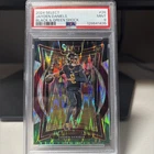 2024 Panini Select Concourse Jayden Daniels #26 Black Green Shock Prizm RC Psa 9