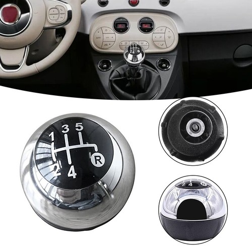 5-Speed Shift Knob Gear Knob Head Long-lasting Performance Chrome Black Finish - Picture 4 of 12
